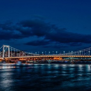 Budapest éjjel - hosszú záridős fotó