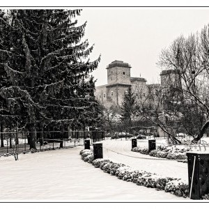 Diósgyőri vár - Miskolc - téli táj